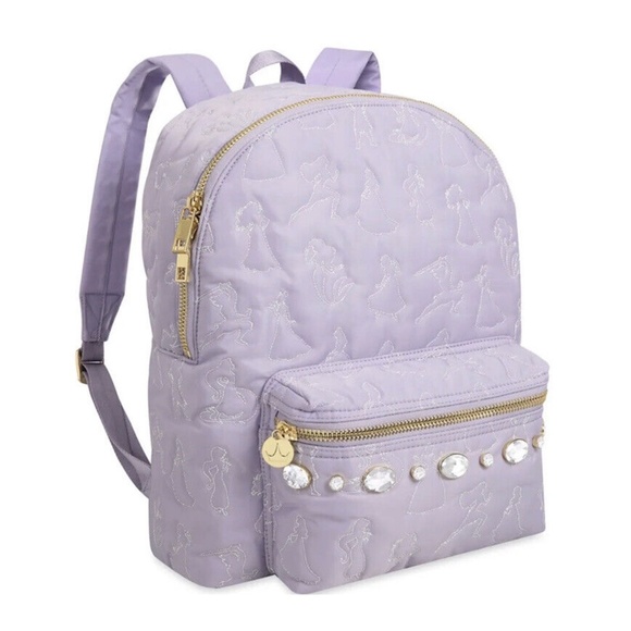 Stoney Clover Disney Lavender Purple Crystal Princess Backpack & Fanny Pack Set - Picture 3 of 9